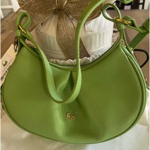 NWT Yuzefi Apple Green Mini Bean Bag